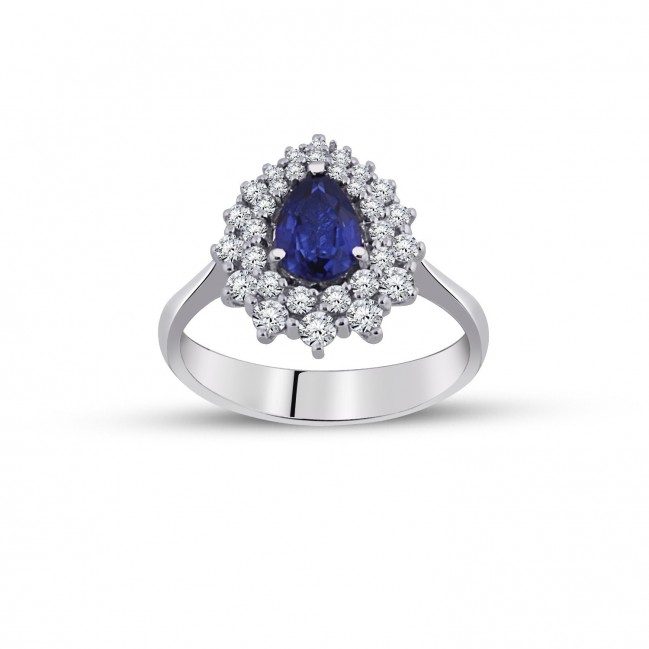 Pırlanta Safir Set