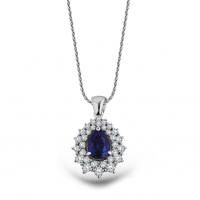 Pırlanta Safir Set