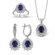 Pırlanta Safir Set