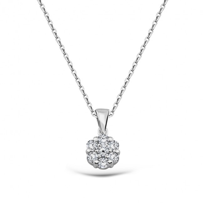 0.24 Karat F Renk Coronet Pırlanta Kolye