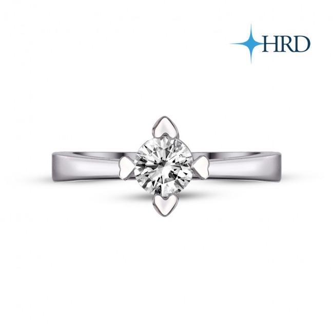 0.50 Karat F VS1 HRD Sertifikalı Pırlanta Tektaş