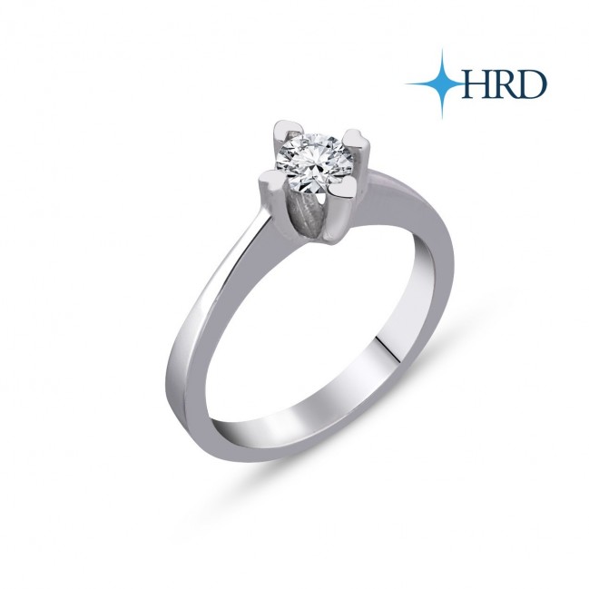 0.50 Karat F VS1 HRD Sertifikalı Pırlanta Tektaş