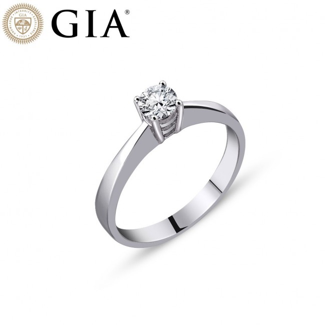 0.35 Karat H SI2 GIA Sertifikalı Pırlanta Tektaş