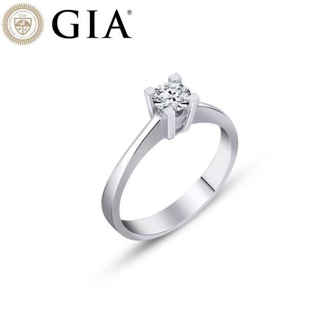 0.35 Karat H VS2 GIA Sertifikalı Pırlanta Tektaş