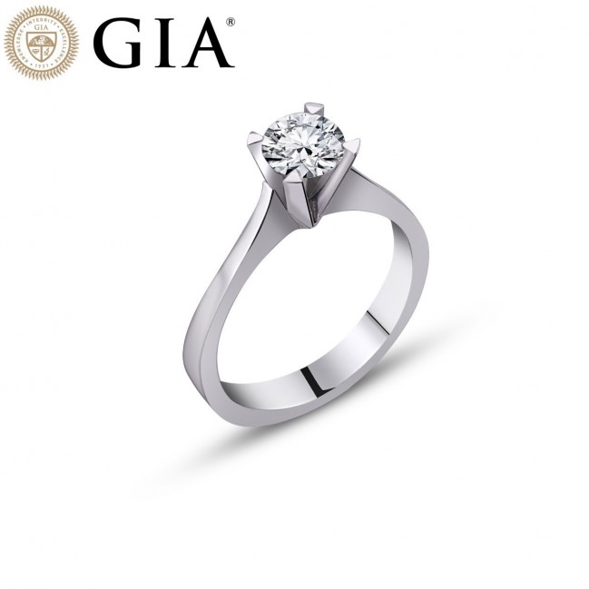 0.60 Karat G SI1 GIA Sertifikalı Pırlanta Tektaş