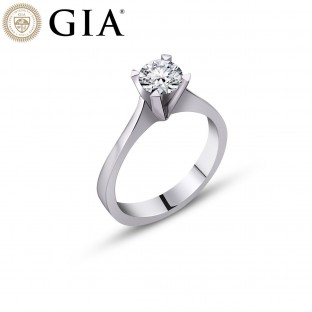 0.60 Karat G SI1 GIA Sertifikalı Pırlanta Tektaş