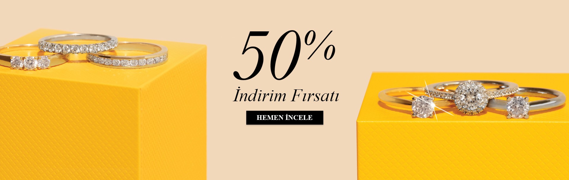 Pırlanta Y&uuml;z&uuml;klerde İndirim Fırsatı